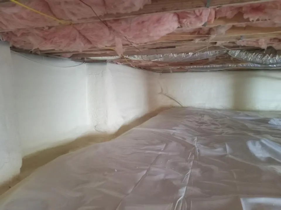Crawl space encapsulation with closed-cell spray foam for Roof Maintenance in Banning